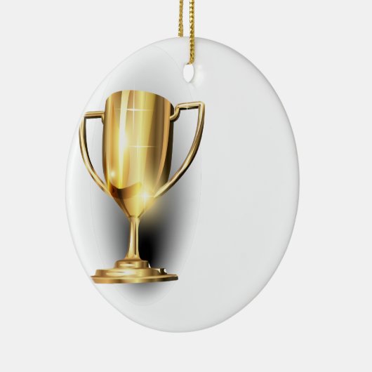 Gold Trophy Keramisch Ornament (Rechts)