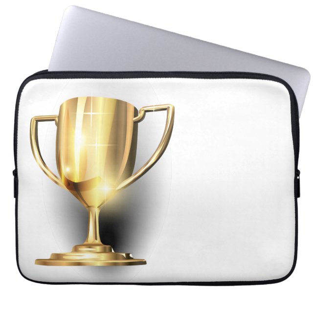 Gold Trophy Laptop Sleeve (Voorkant)