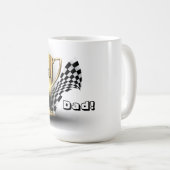 Gold Trophy NUmber One Pap Vaderdag Koffiemok (Voorkant rechts)