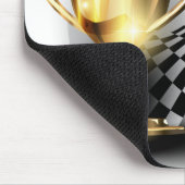 Gold Trophy NUmber One Pap Vaderdag Muismat (Hoek)