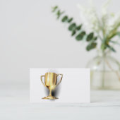 Gold Trophy Visitekaartje (Staand voorkant)
