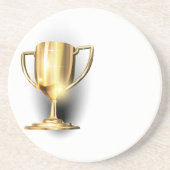 Gold Trophy Zandsteen Onderzetter (Voorkant)