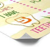 Gold Tropical Aloha Birthday Milestone Poster (Hoek)