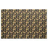 Gold Tropical Leaves Pattern Stof (Fat Quarter)