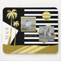 Gold Tropical Palm Trees Beach Instagram Foto's