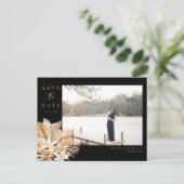 Gold Tropics Sla de datum op Aankondigingskaart (Staand voorkant)