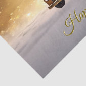 Gold Truck Christmas Tree Holiday Tissue Paper Tissuepapier (Detail)