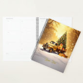 Gold Truck Kerstboom Vakantieplanner Planner (Display)