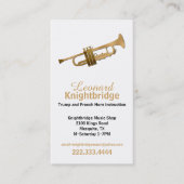 Gold Trumpet Visitekaartje (Voorkant)