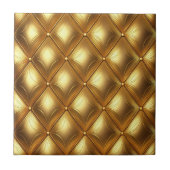 Gold Tufted Design Tegeltje (Voorkant)