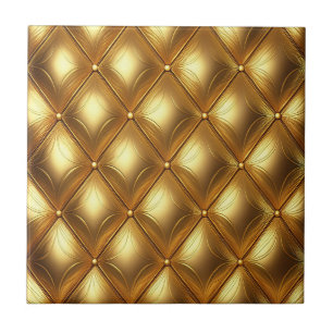 Gold Tufted Design Tegeltje