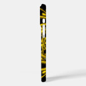 GOLD TWIN DRAGONS Fantasy Black Case-Mate iPhone Case (Achterkant / Links)