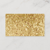 Gold Twinkle Little Star Baby Diaper Raffle Kaart (Achterkant)