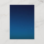 Gold Twinkle Little Star Dromerig Baby shower Informatiekaartje (Achterkant)