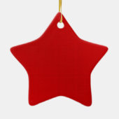 Gold Twinkle Star-kerstversiering Keramisch Ornament (Achterkant)