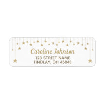 Gold Twinkle Twinkle Little Star-adres