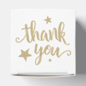 Gold Twinkle Twinkle Little Star Baby shower Bedankdoosjes (Bovenkant)