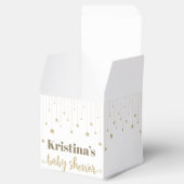 Gold Twinkle Twinkle Little Star Baby shower Bedankdoosjes (Geopend)