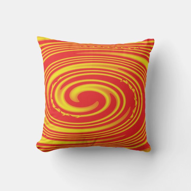 Gold Twirl Kussen (Voorkant)