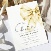 Gold Tying De Knoop Bruids Douche Uitnodiging