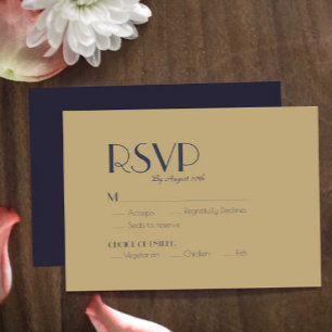 Gold Type Deco   Donkere hondenbont RSVP Kaartje