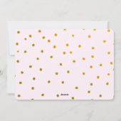 Gold Typografie Sparkle and Shine Script Photo Feestdagenkaart (Achterkant)