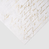 Gold  Typografie Tissuepapier (Detail)