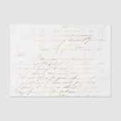 Gold  Typografie Tissuepapier (Voorkant)