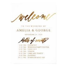 Gold Typography Script Elegant Poster