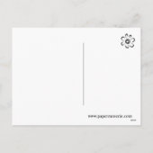 Gold Typography "Warmest Wishes" Over Red Feestdagenkaart (Achterkant)