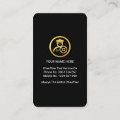 Gold Tyre Onderstel Rijden Visitekaartje (Achterkant)