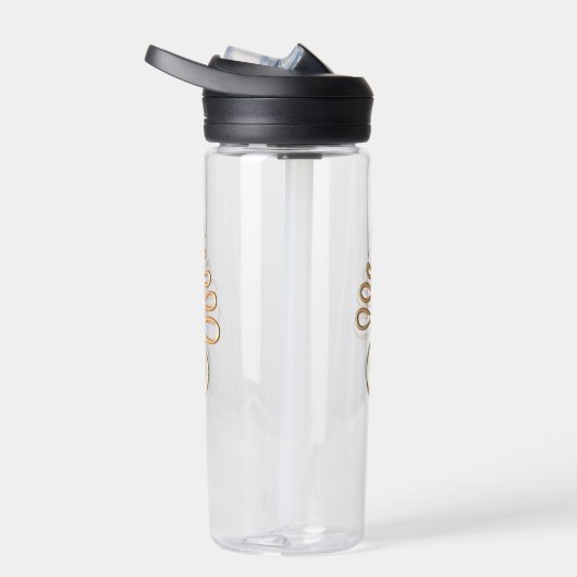 Gold Unalome water bottle Waterfles (Rechts)