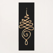 Gold Unalome  Yogamat (Achterkant)