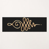 Gold Unalome  Yogamat (Voorkant (horizontaal))