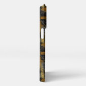 Gold und schwarz Grunge 1 iPhone Hoesje (Rechterkant)