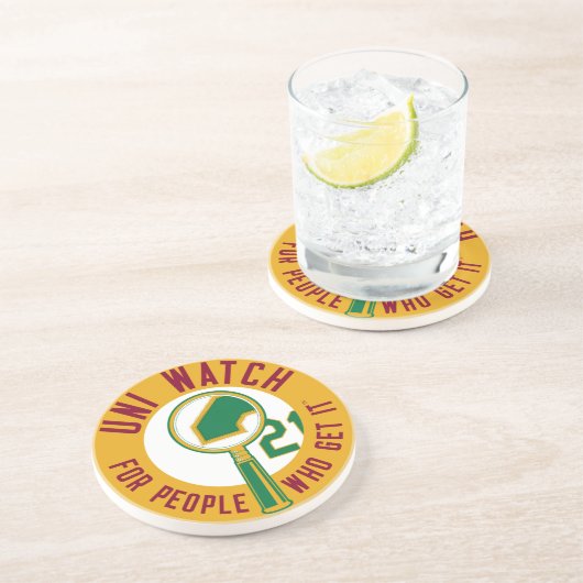 Gold Uni Watch Onderzetter (Zijkant)