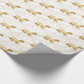 Gold Unicorn Cadeaupapier (Hoek)