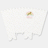Gold Unicorn Girls Birthday Party Bedankdoosjes (Ongevouwen)