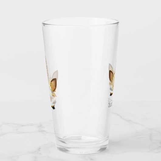 Gold Unicorn Glas (Rechts)