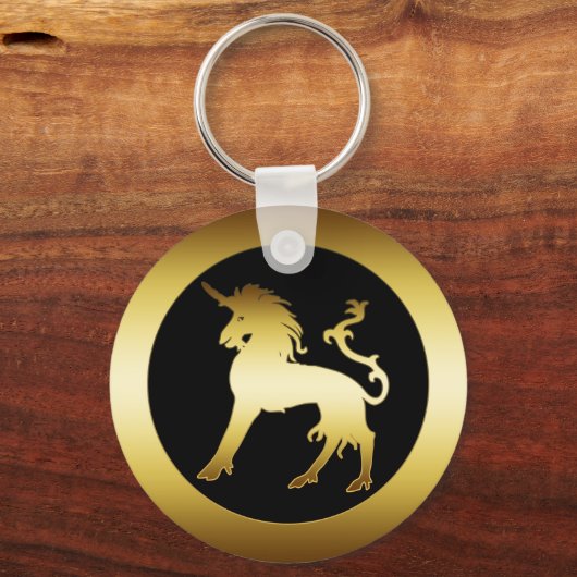 GOLD UNICORN SLEUTELHANGER (Voorkant)