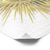 Gold Urchin Foto Afdruk (Hoek)