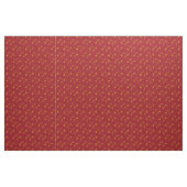 Gold vallende ster op rood stof (Fat Quarter)