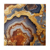 Gold Vein Agate Keramische Tegel Tegeltje (Voorkant)