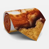 Gold Vein Agate Stropdas (Opgerold)