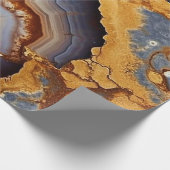 Gold Vein Agate Wrapping Paper Cadeaupapier (Hoek)