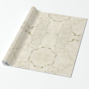 Gold Vein Classic Marble Gothic Art afdrukken Cadeaupapier