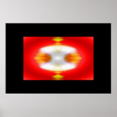 Gold-verfijning op rood poster (Voorkant)