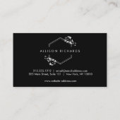 Gold Vine en Leaf Embleem Visitekaartje (Achterkant)