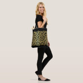 Gold Vine Patroon op elke kleur Tote Bag (Op model)
