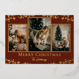 Gold Vines 3 Foto Folie Vakantie Kaart